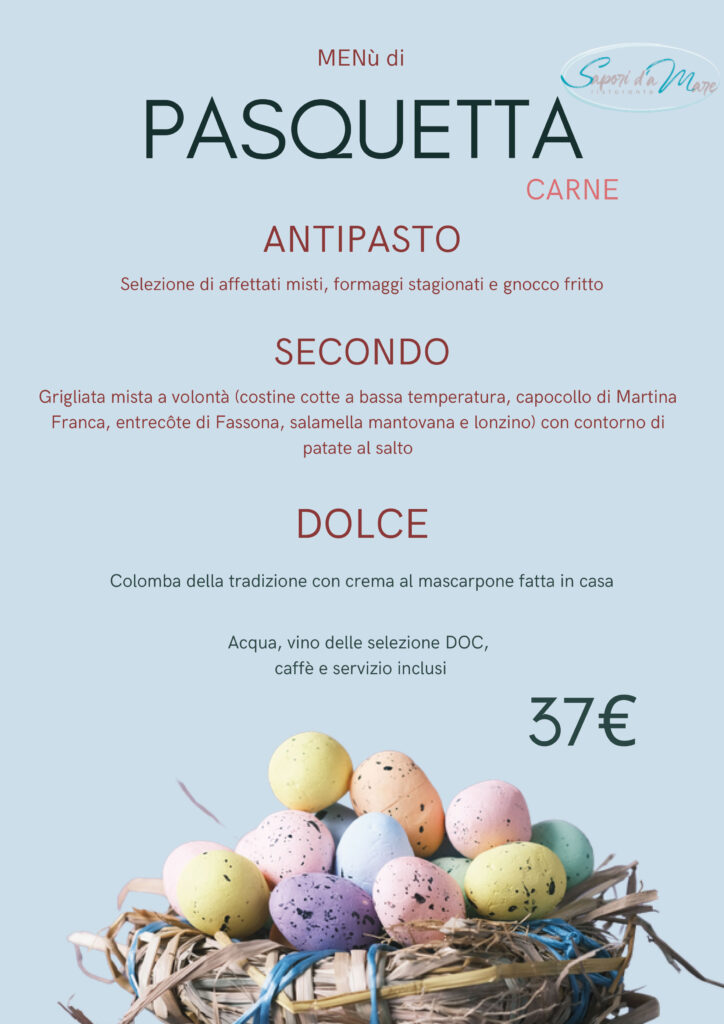 Menu Pasquetta Carne